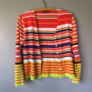 Colorful Striped Women's Sweater